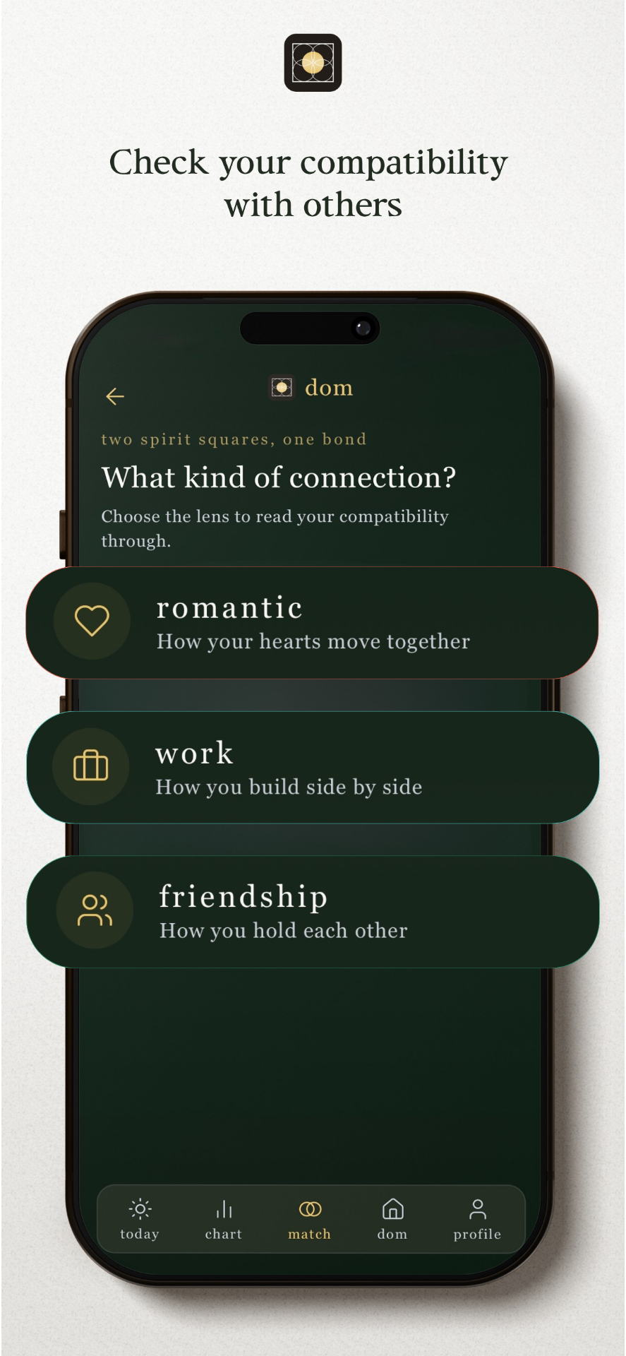 dom app – compatibility check